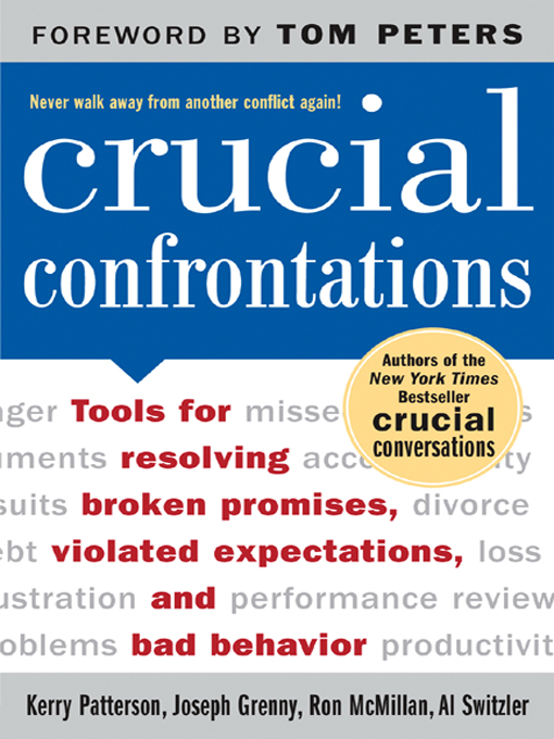 Title details for Crucial Confrontations by Kerry Patterson - Available